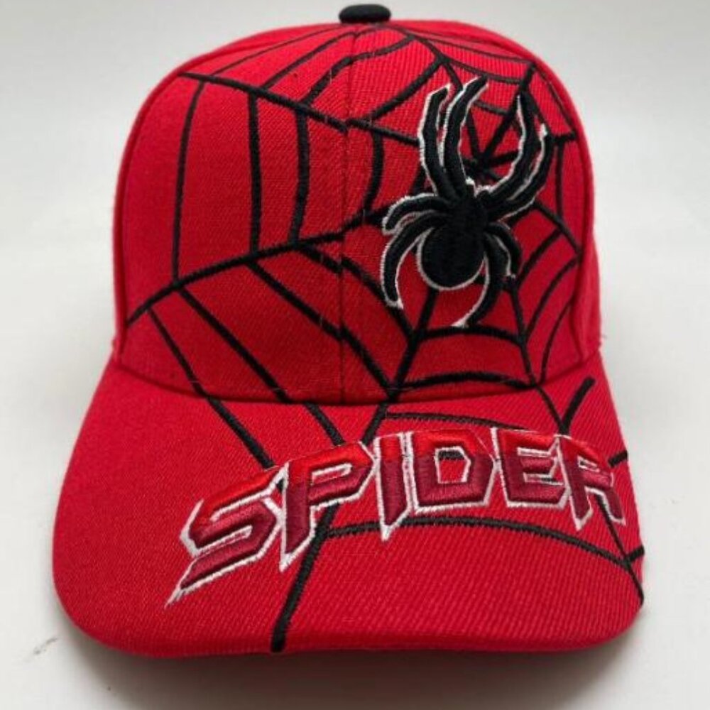 Spider Style Baseball Cap – Web Embroidery Design